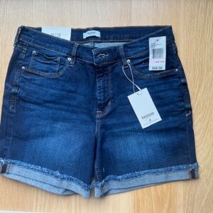 Kensie womens blue jean shorts size 10/30 NWT